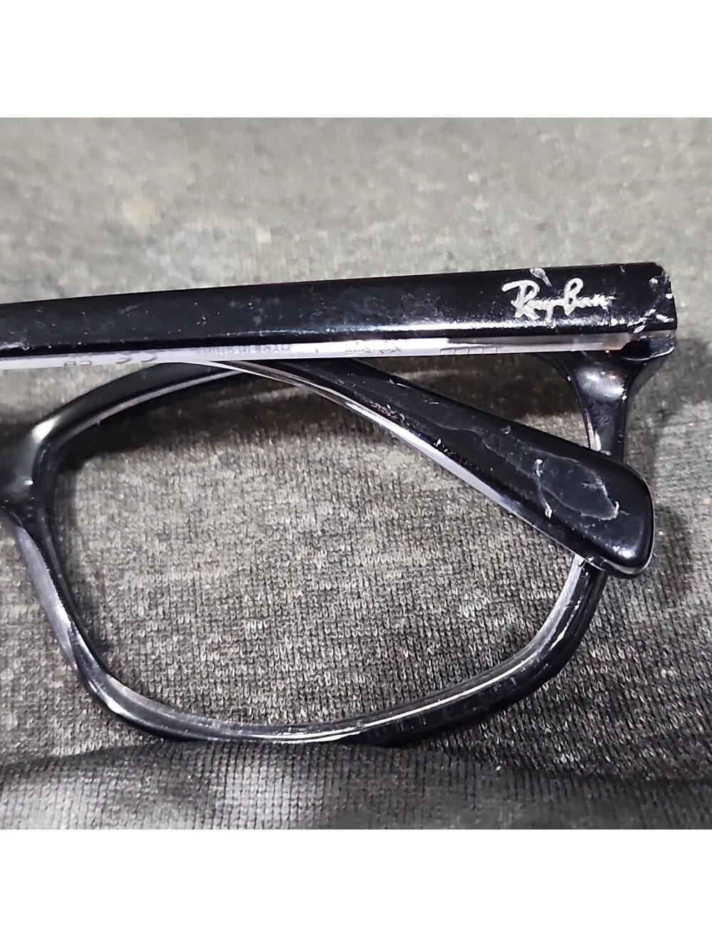 Ray Ban RB5362 2034 Black Square Eyeglasses Frame 54-17 140 READ